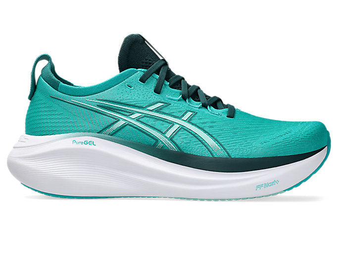 ASICS GEL-Nimbus 27 - Wave Teal/Saxon Green