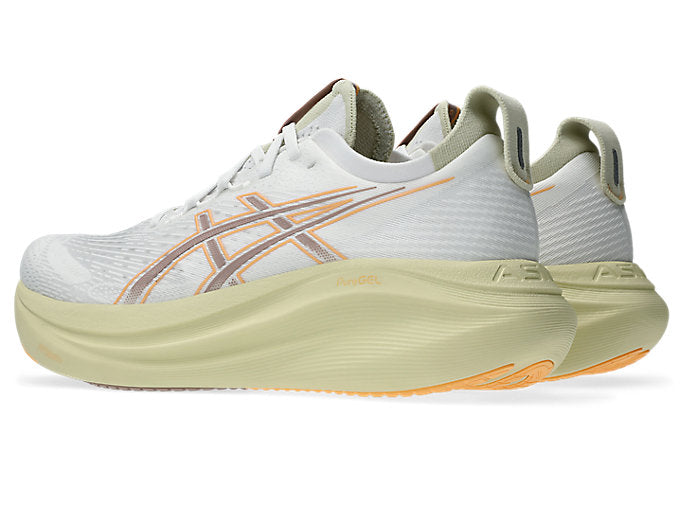 ASICS GEL-Nimbus 27 - White/Fawn